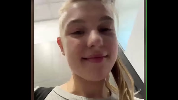 Creampie pussy. Squirting in public and fingering