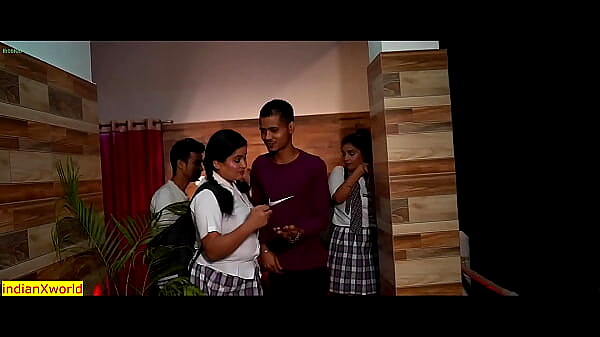 Schoolgirls Swap Boyfriends for Roomies