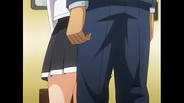 Man and densha 3 school girl train