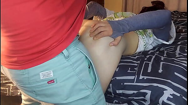 Stepdaughter enjoys a dildo session at home